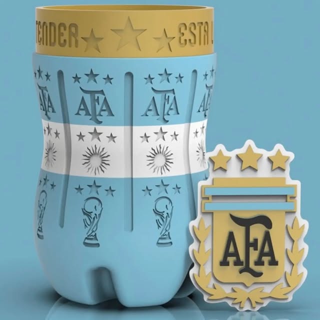 Vaso de la Selección Argentina